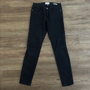 Frame Denim Jet Black Jeans size 27